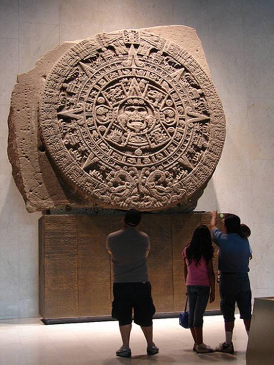The Aztecs stone calendar